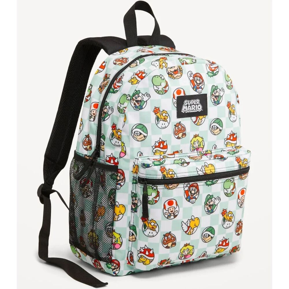 Super Mario Bros. Canvas Backpack (Old Navy)